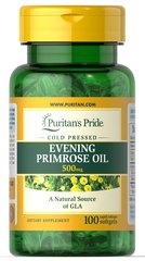 Slordig Kort leven vier keer Puritan's Pride Evening Primrose Oil 500 mg - The Midwife's Mercantile